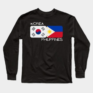 Korean Filipino - Korea, Philippines Long Sleeve T-Shirt